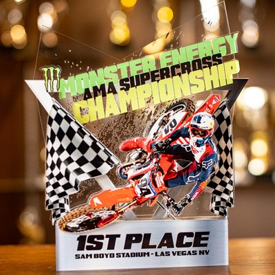 5" x 1/4" Thick Full Color Custom Shape Acrylic Award